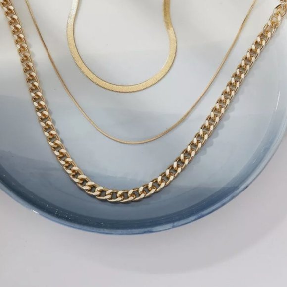 New omen Multi-layer Long Chain Choke Necklace - Picture 2 of 6